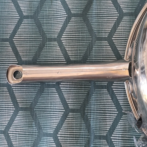 COOKS BRAND 4.5 QUART STAINLESS STEEL SAUTÉ PAN WITH LID - Picture 9 of 13